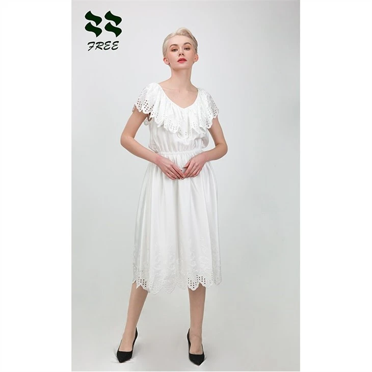 elastic waistband dress